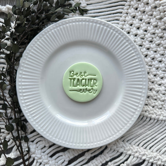 Best Teacher Ever - Imprint Stamp