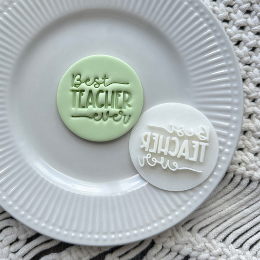 Best Teacher Ever - Imprint Stamp