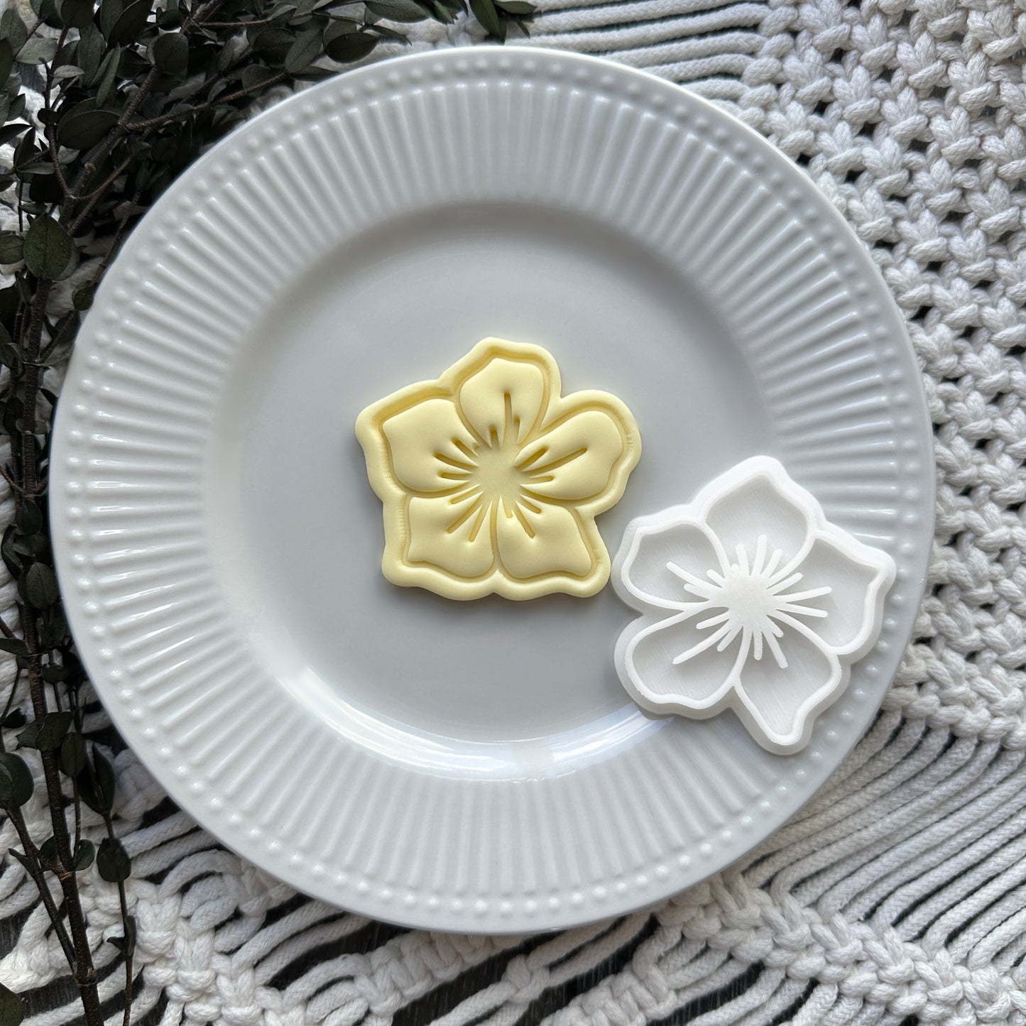 Flower #1 - Imprint Stamp & Cutter Set