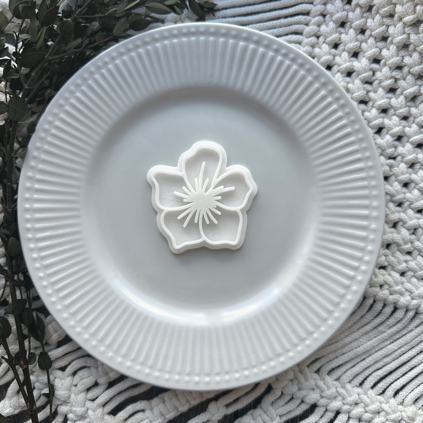 Flower #1 - Imprint Stamp & Cutter Set