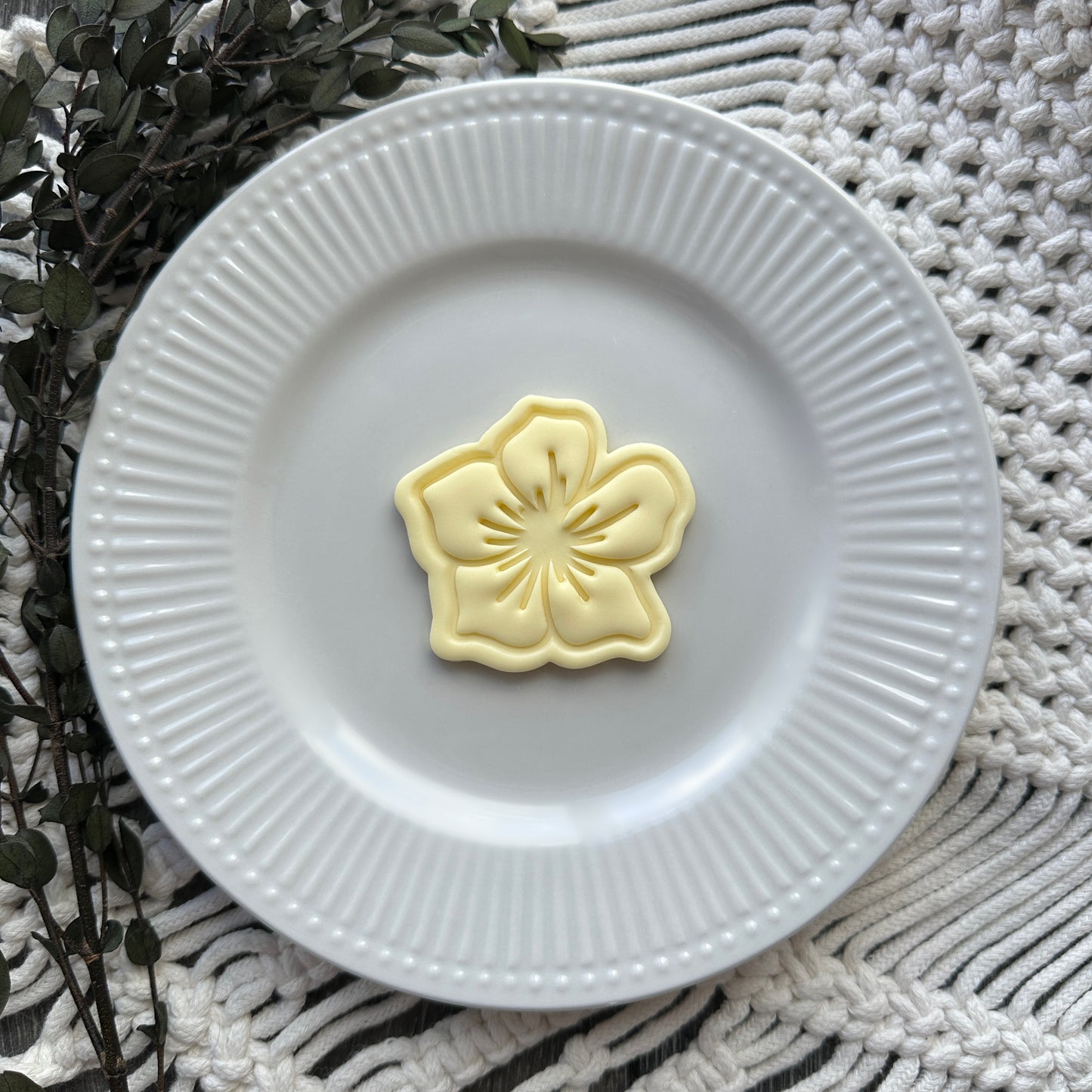 Flower #1 - Imprint Stamp & Cutter Set