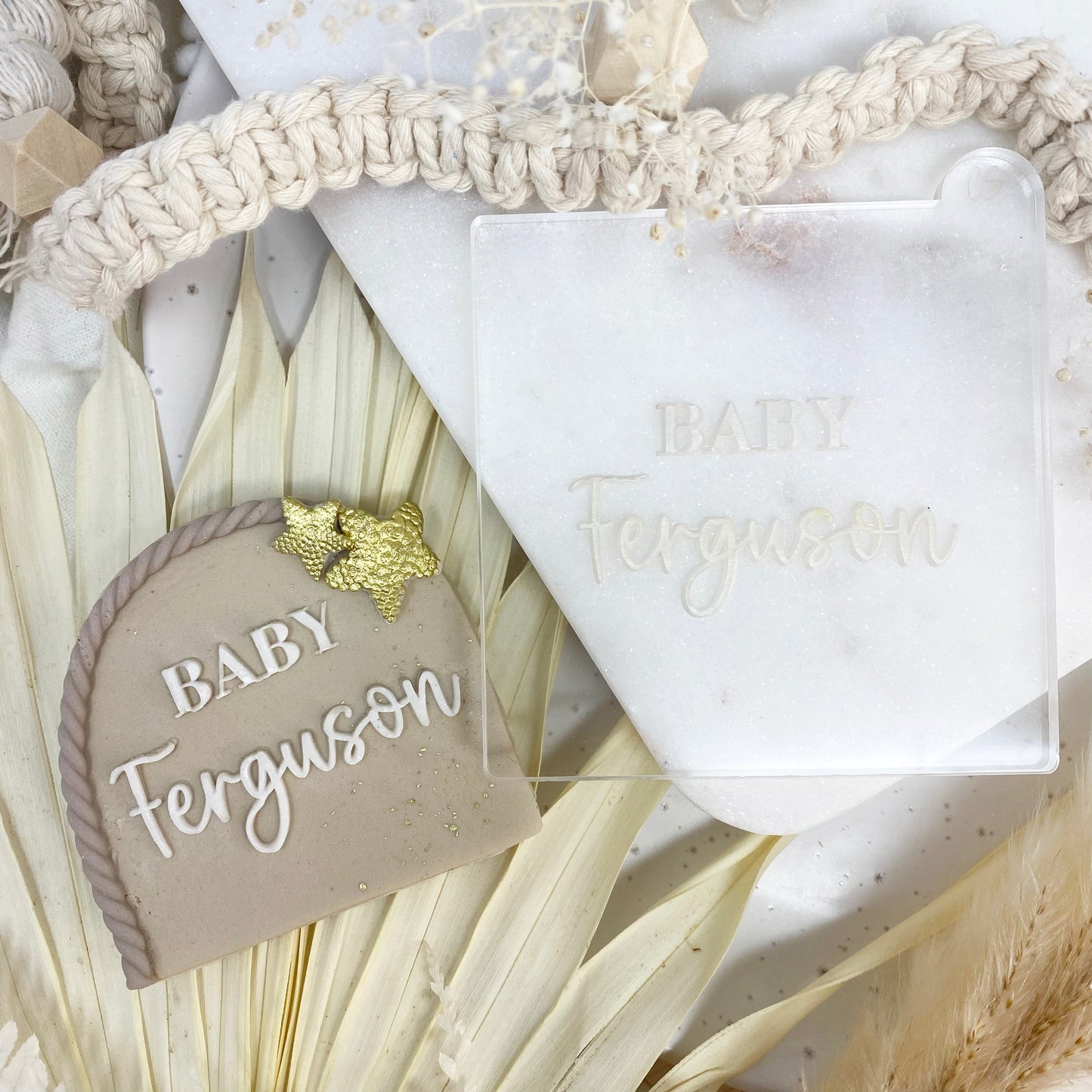 Bespoke Baby Surname Embosser #1