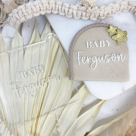 Bespoke Baby Surname Embosser #1