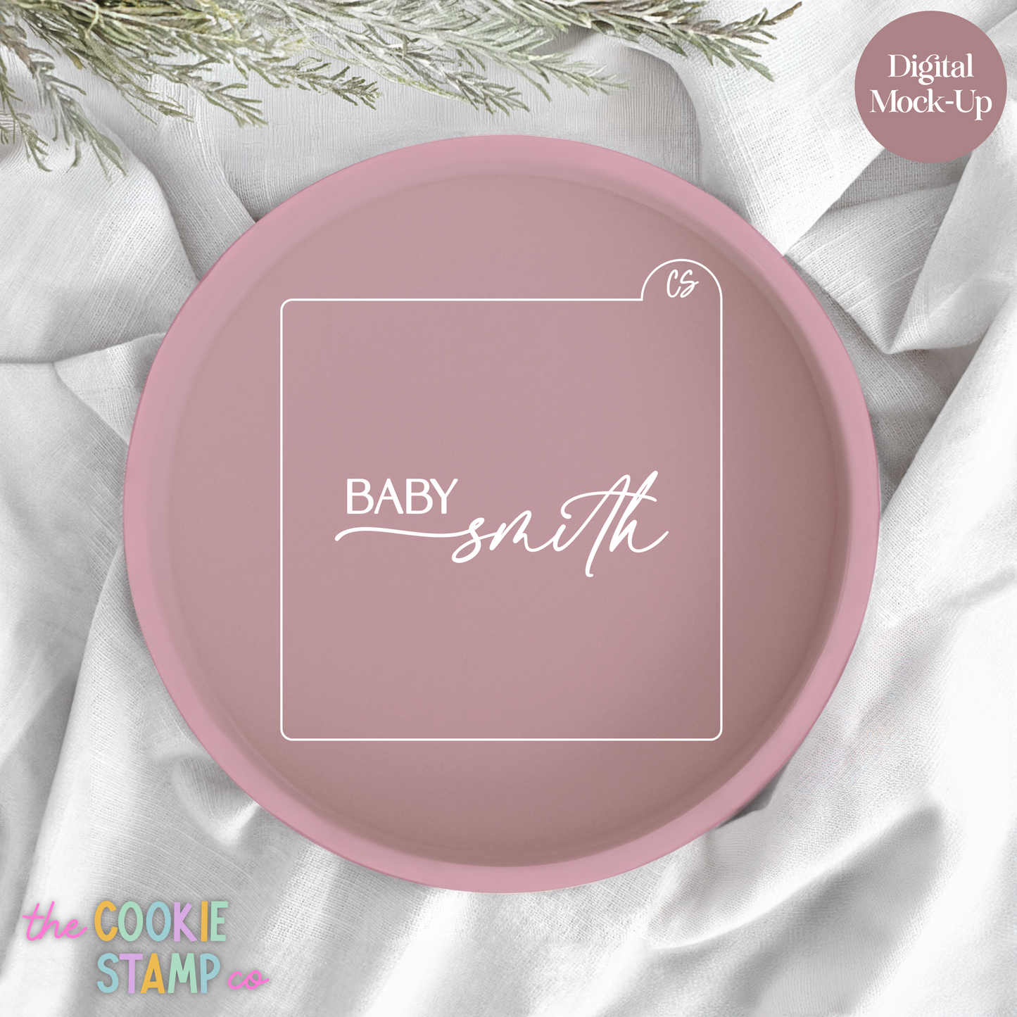 Bespoke Baby Surname Embosser #2