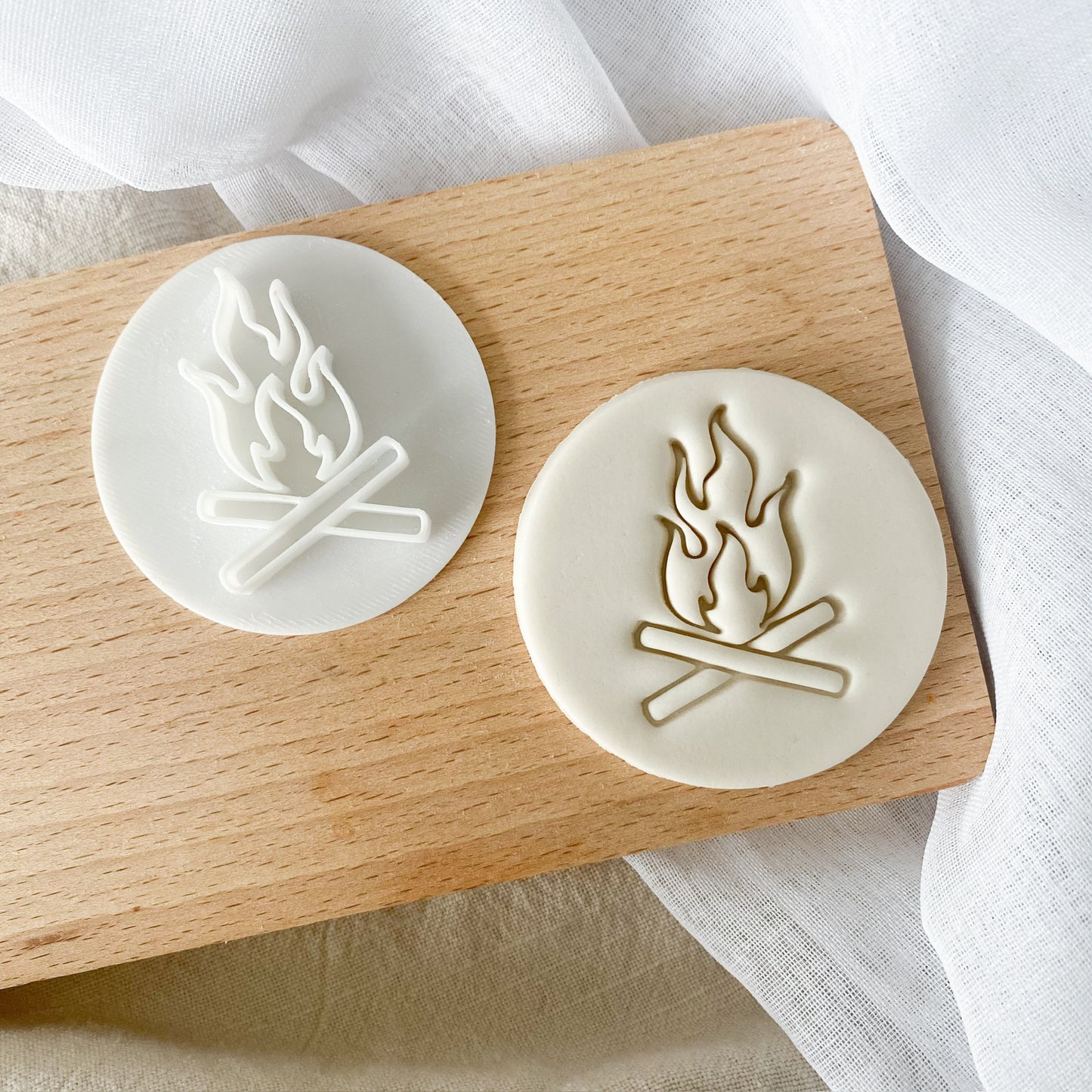 Camp Fire - Imprint Stamp