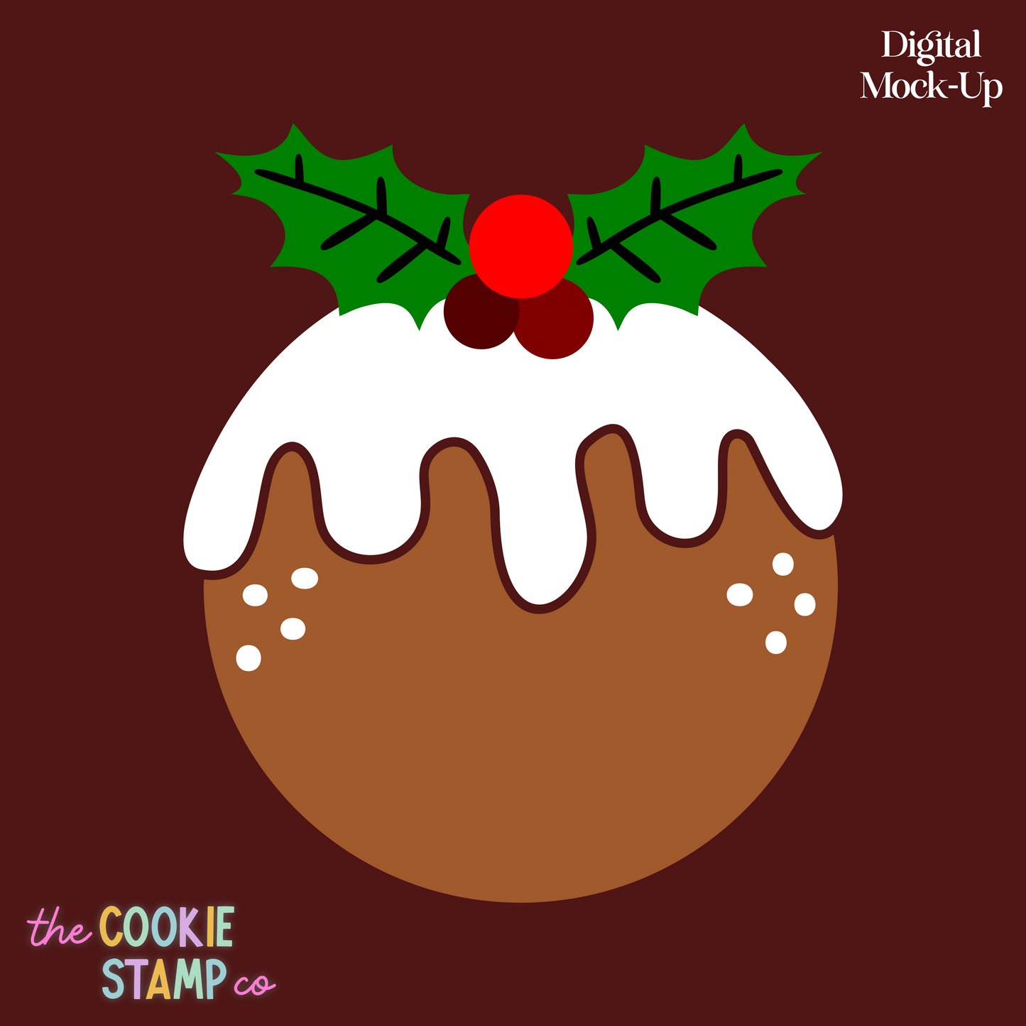 Christmas Pudding - Multi Pop Embosser