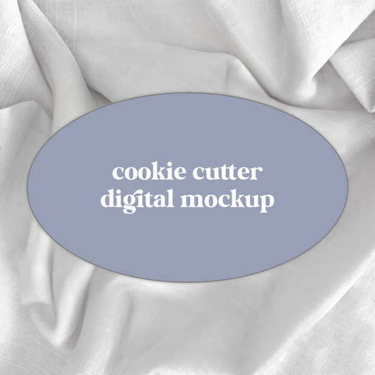 Oval #1 Shaped Cookie Cutter