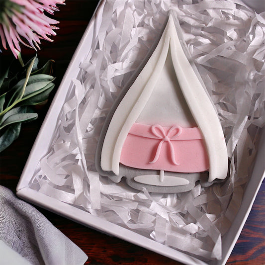 Moses Basket With Drapes - Multi Pop Embosser