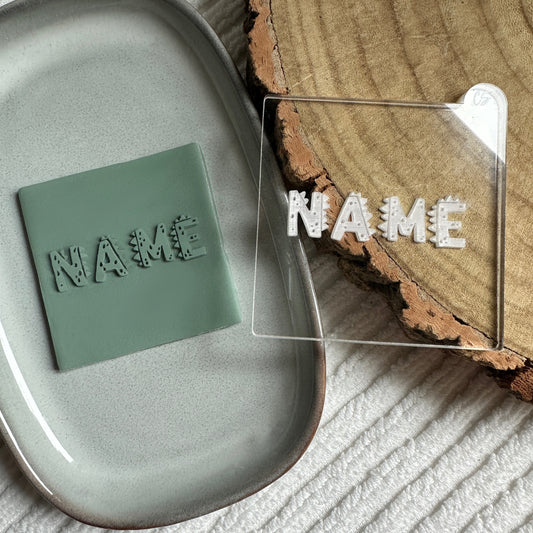 Bespoke Dinosaur Name Embosser