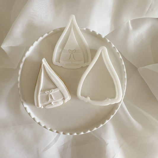 Moses Basket With Drapes - Multi Pop Embosser