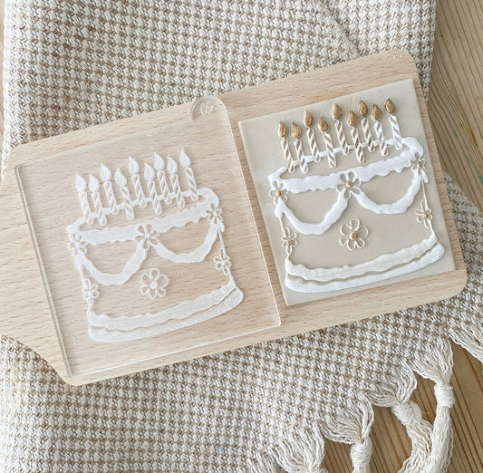 Lambeth Cake Floral - Embosser