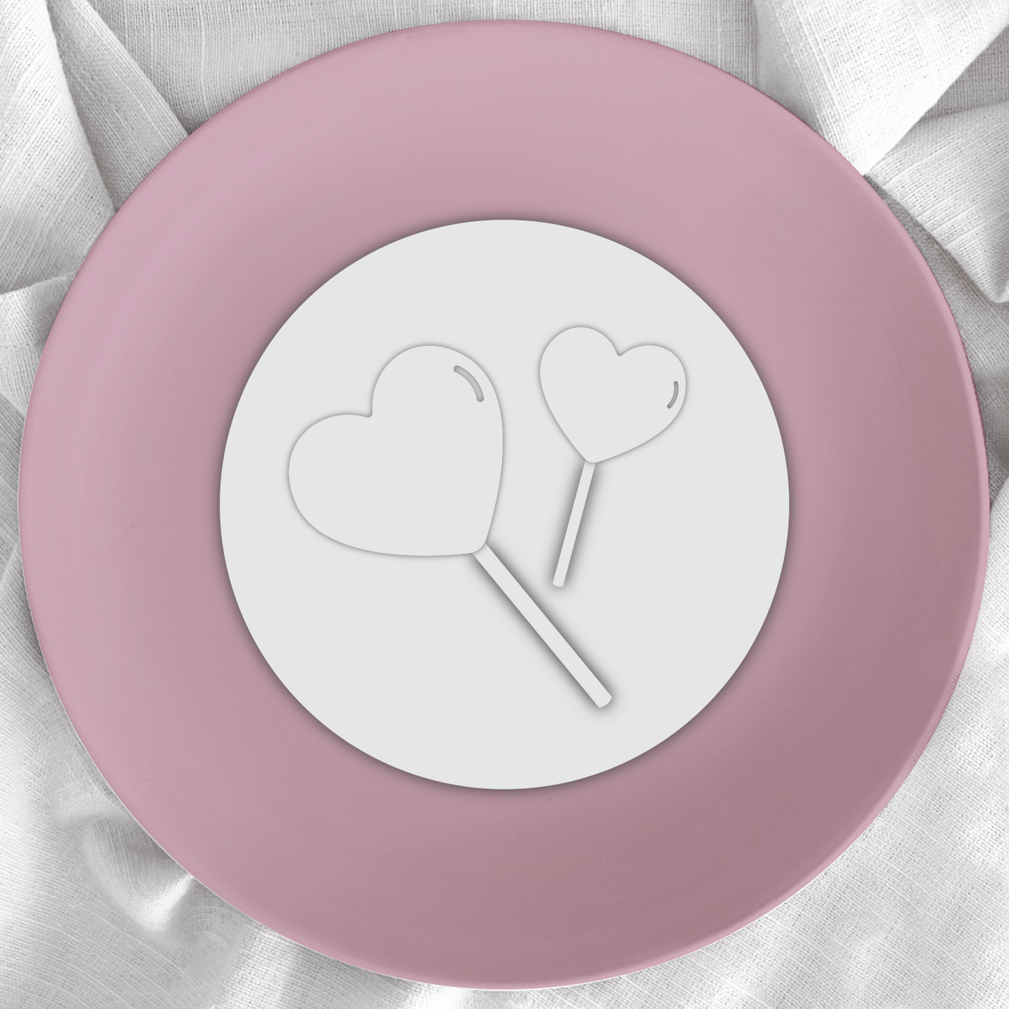 Heart Lolly Pops - Imprint Stamp