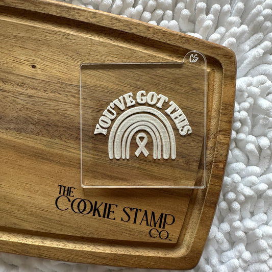 You Got This Rainbow Ribbon - Embosser