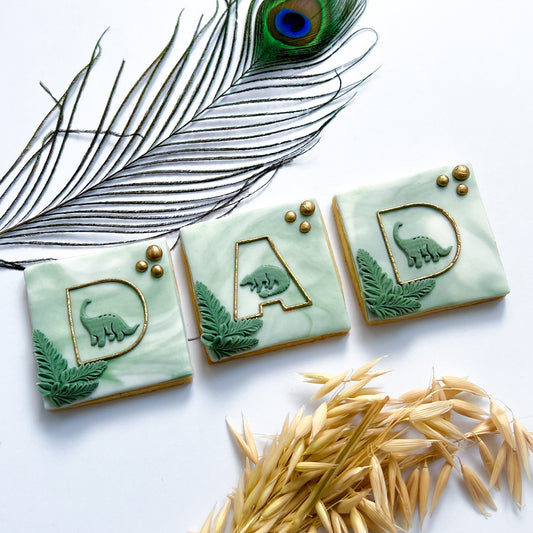 Dad. Grandad etc. Dinosaur Letters - Multi Embosser
