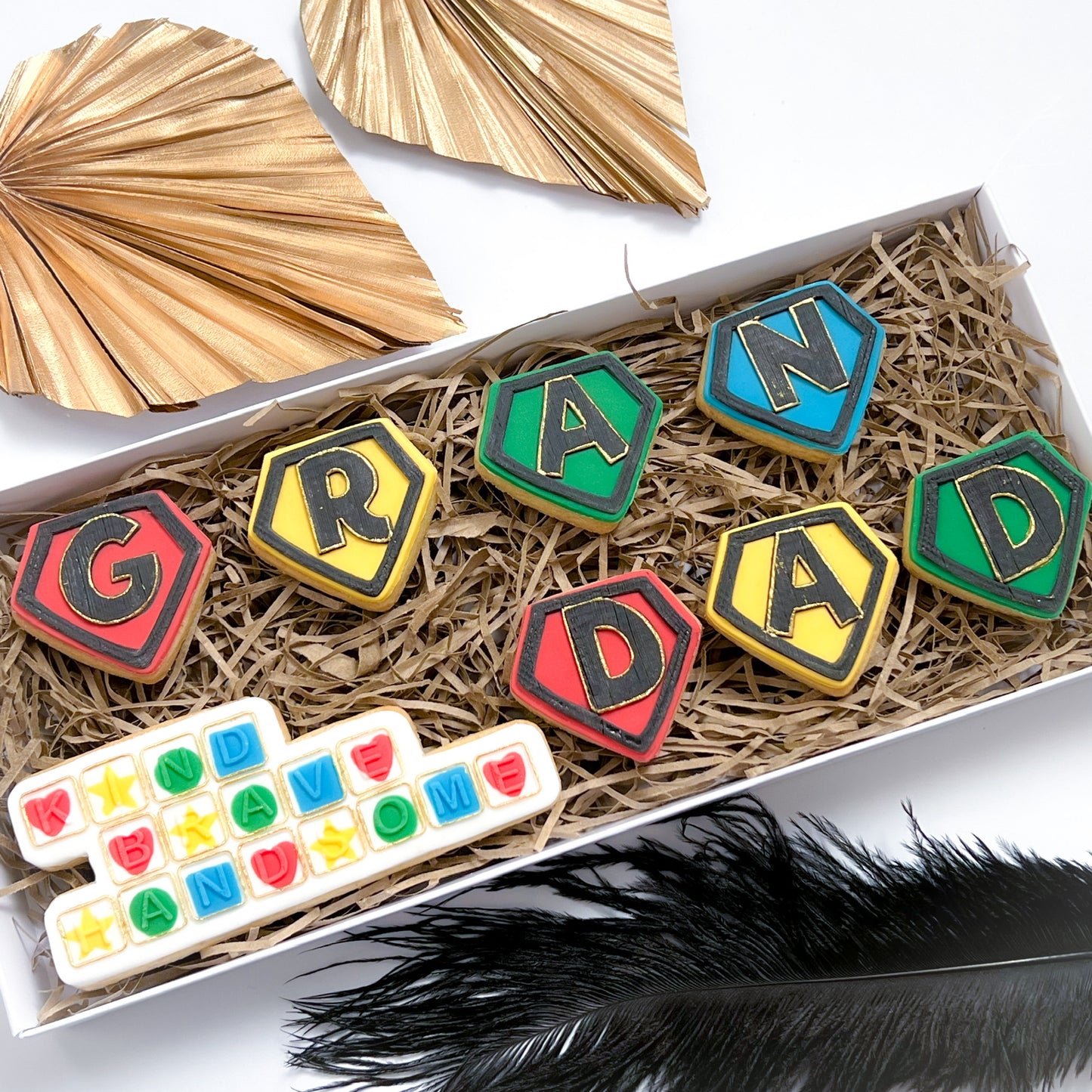 Dad Grandad etc. Superhero Letters - Multi Embosser