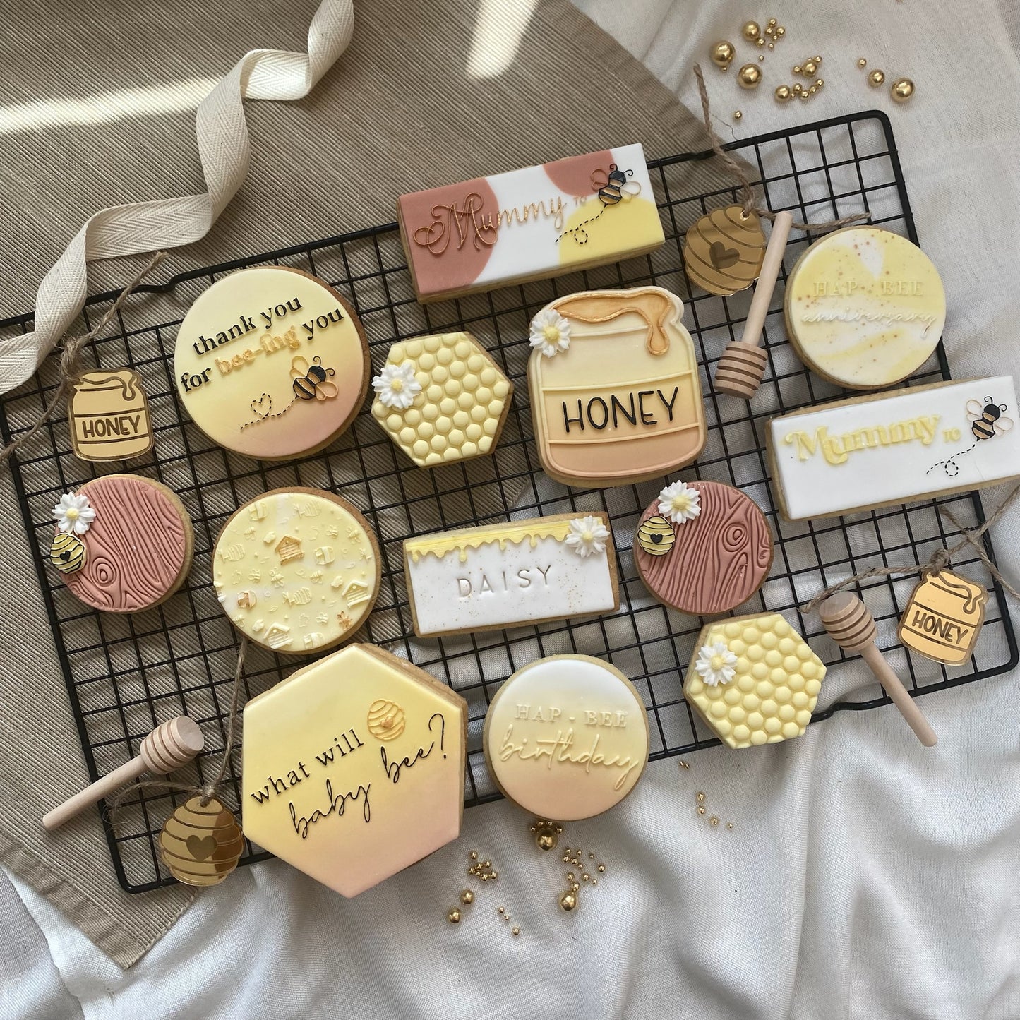 Honeycomb Print - Imprint Stamp
