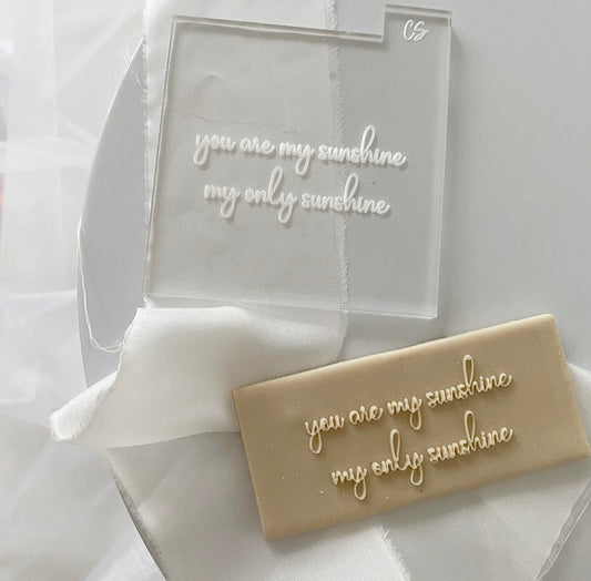 You Are My Sunshine, My Only Sunshine