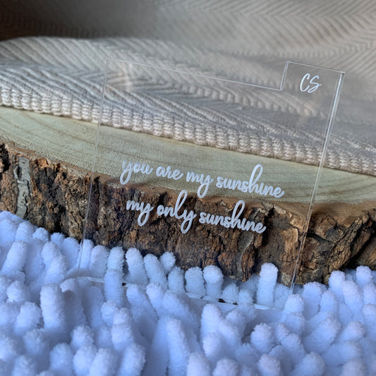 You Are My Sunshine, My Only Sunshine