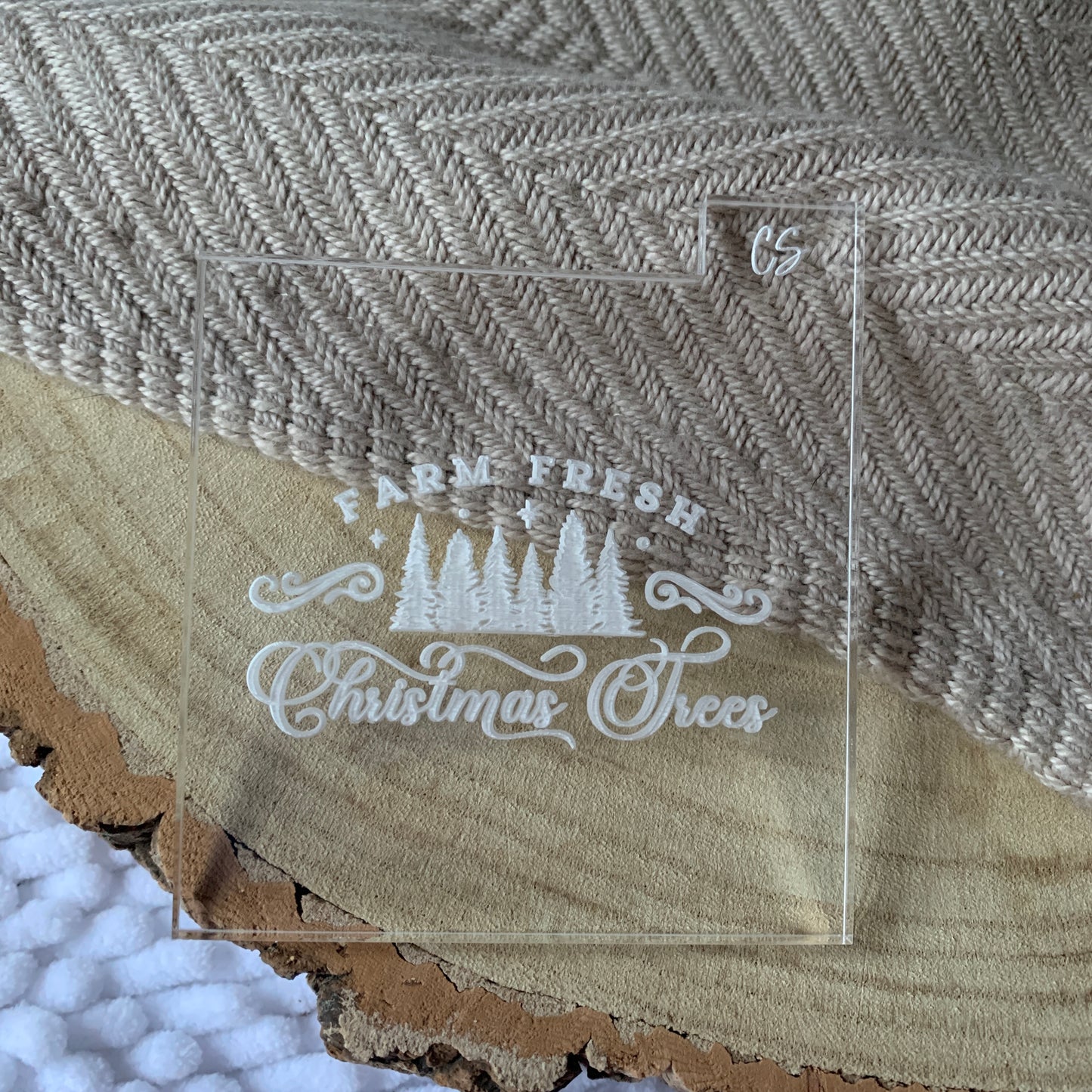 Farm Fresh Christmas Trees - Embosser