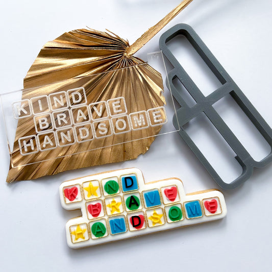 Dad. Kind. Brave. Handsome.