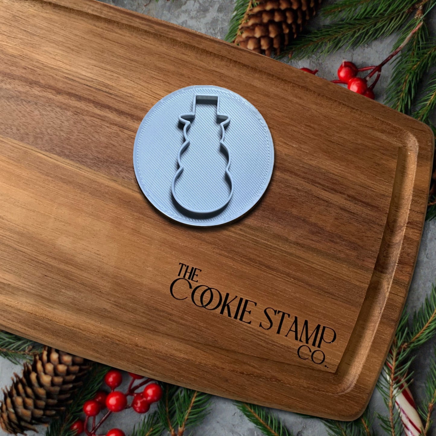 Snowman Line Art - Imprint Stamp