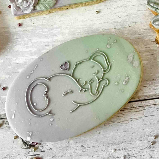 Adult & Baby Elephant