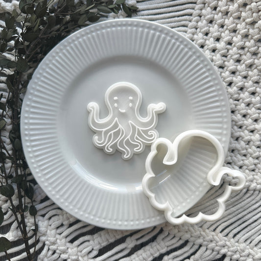 Octopus - Imprint Stamp & Cutter Set