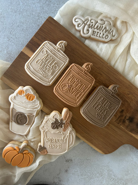 Hello Autumn - Imprint Stamp & Cutter Set