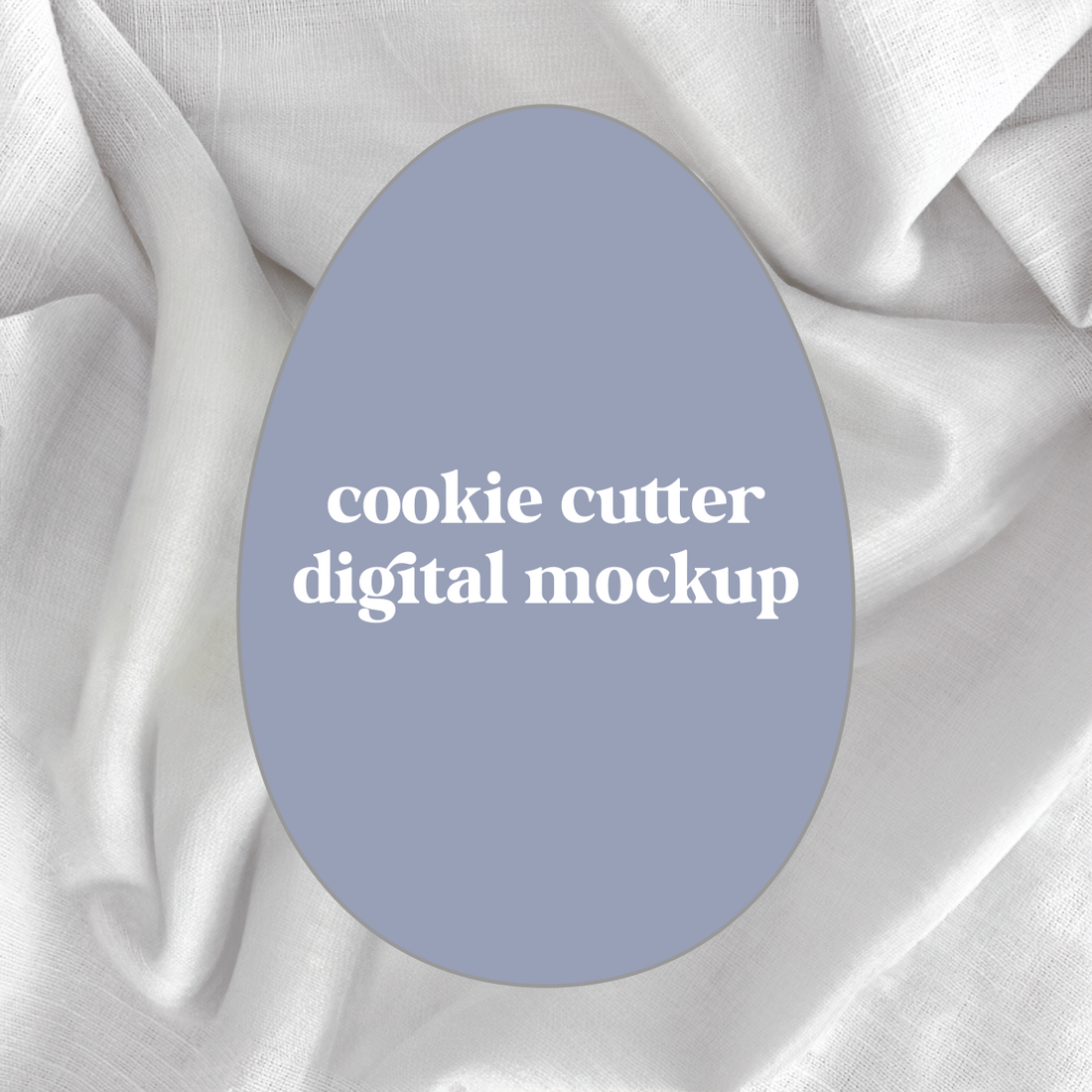 Egg Shaped Cookie Cutter – The Cookie Stamp Co