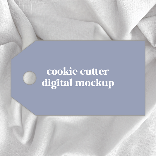 Gift Tag Shaped Cookie Cutter