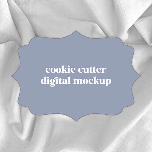 Plaque #1 Shaped Cookie Cutter