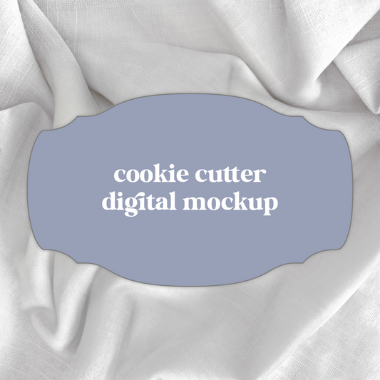 Plaque #2 Shaped Cookie Cutter