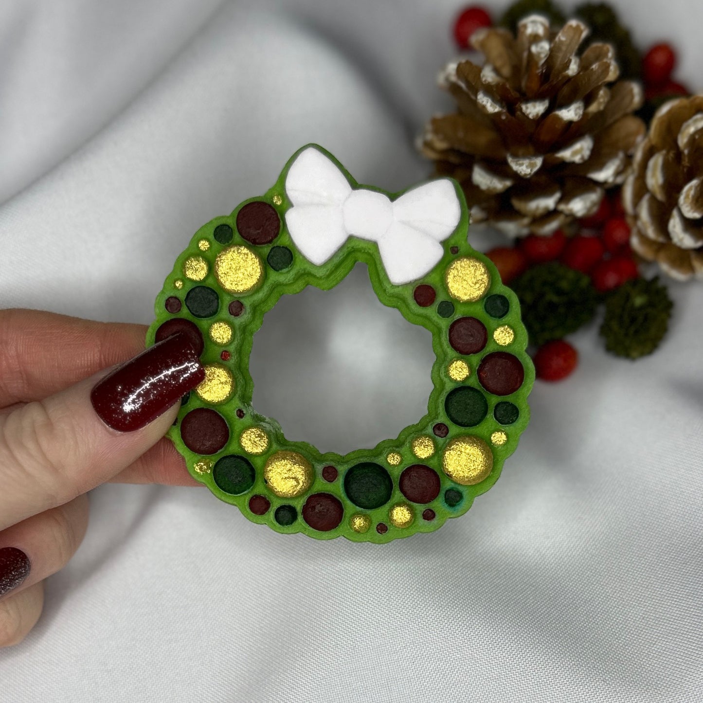 Christmas Wreath - Multi Pop Embosser