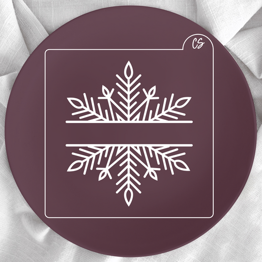 Snowflake Monogram - Embosser