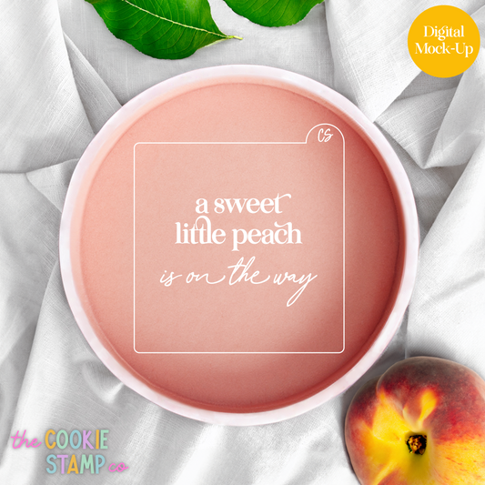 A Sweet Little Peach Is On The Way