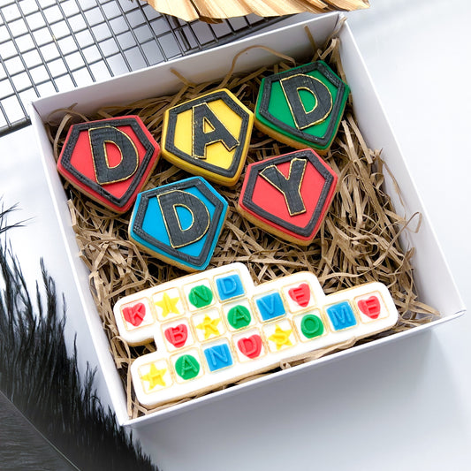 Dad Grandad etc. Superhero Letters - Multi Embosser