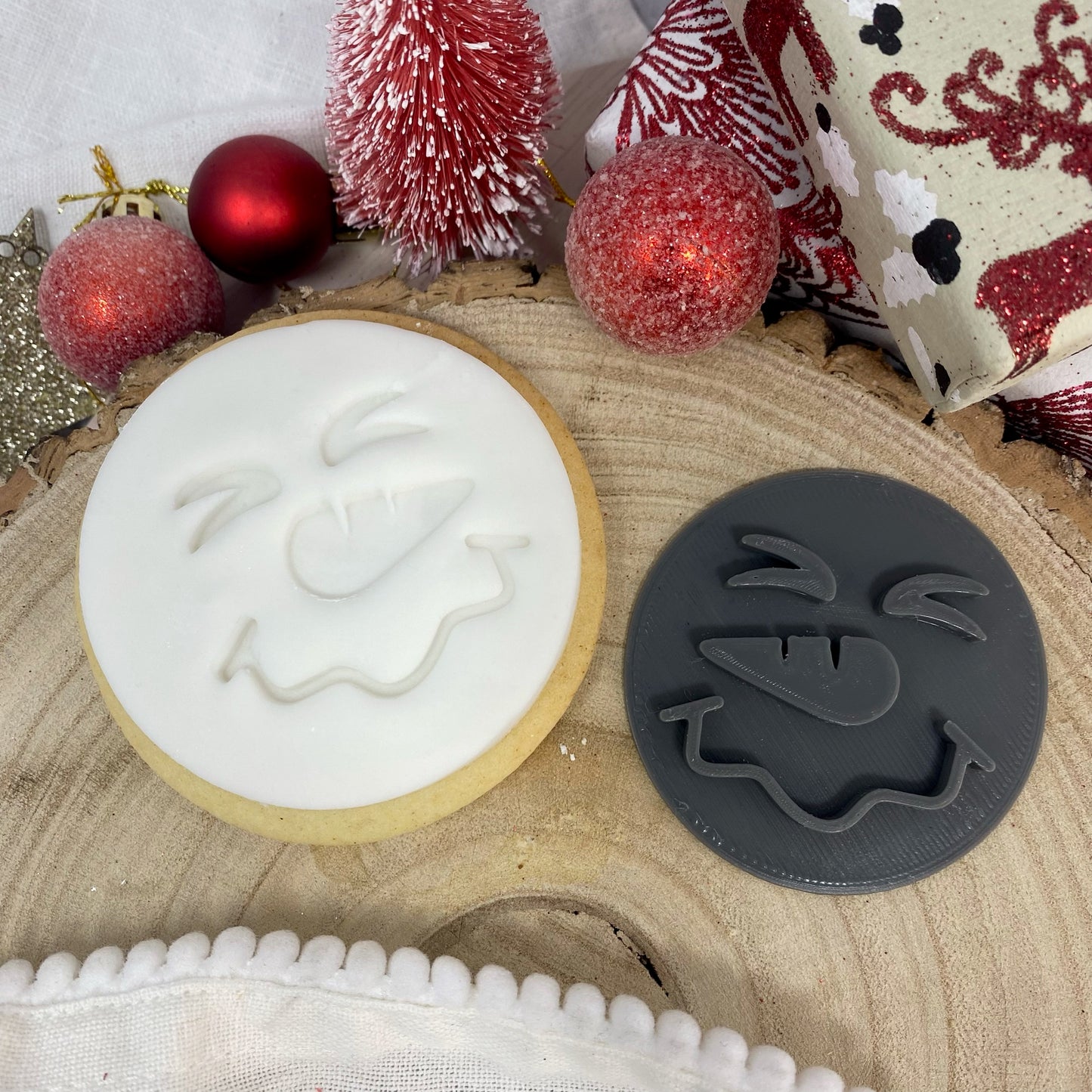 Snowman Face  - Imprint Stamp