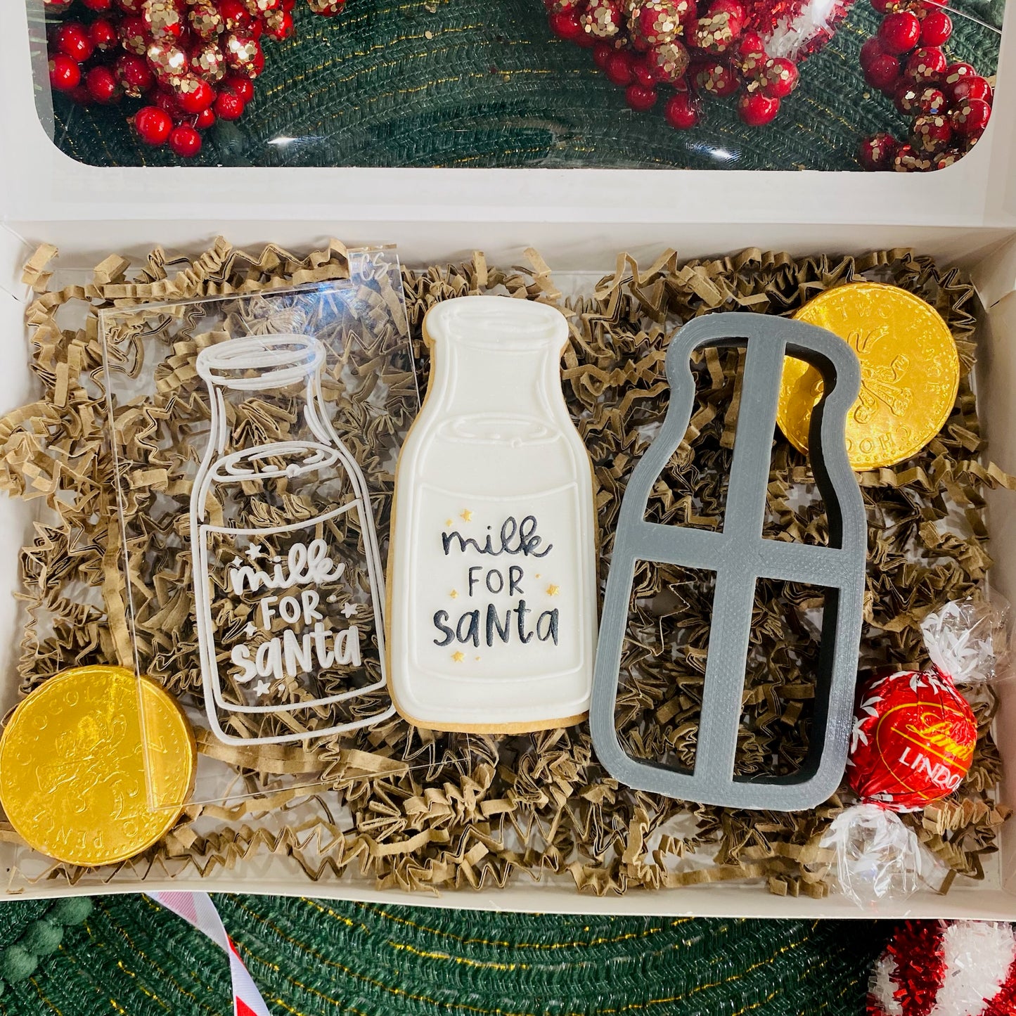 Milk For Santa - Embosser