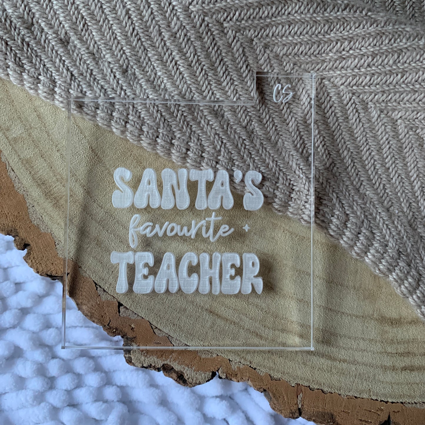 Santa's Favourite Teacher - Embosser