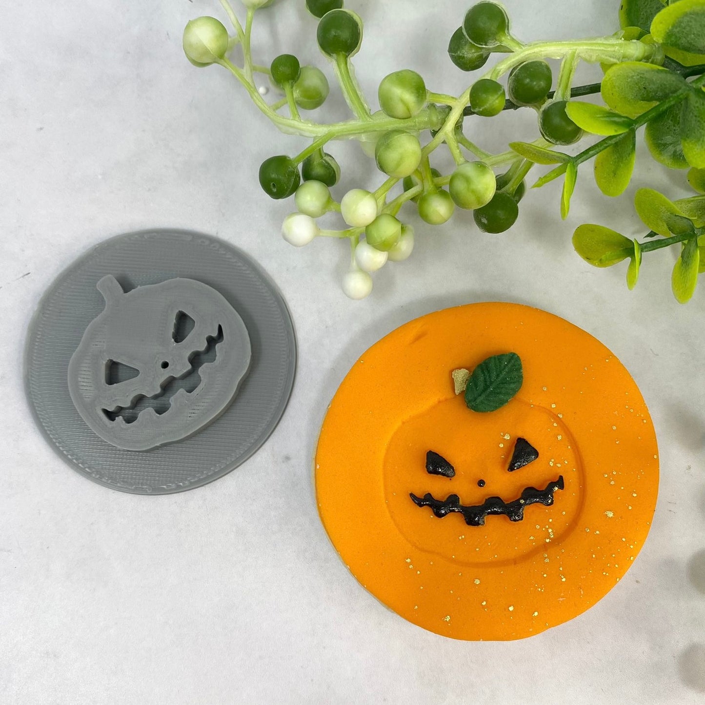 Pumpkin Face - Imprint Stamp